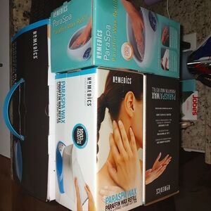 Homedics ParaSpa Plus Paraffin Bath New, and 3 Boxes Wax Refills Included